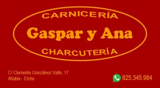 Carnicería Gaspar y Ana