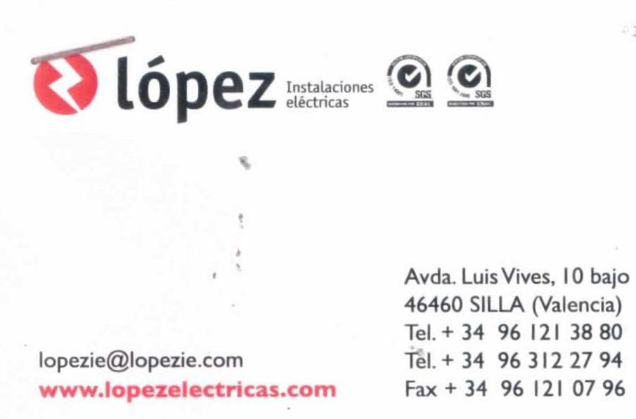 López Instalaciones Eléctricas, S.L.