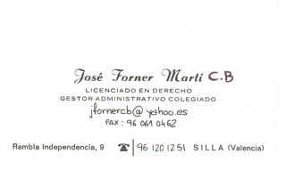 Asesoría José Forner Martí, C.B.