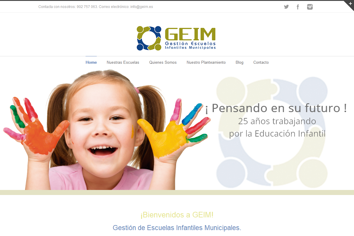 GEIM, Gestión de Escuelas Infantiles Municipales