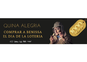 Benissa presenta ‘Quina alegria comprar a Benissa el dia de la loteria’, l'original campanya de promoció del comerç local.
