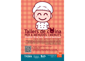 Taller de cocina para niños y niñas en el Mercado Municipal