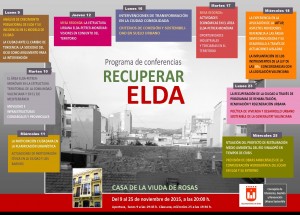 Programa de conferencias RECUPERAR ELDA