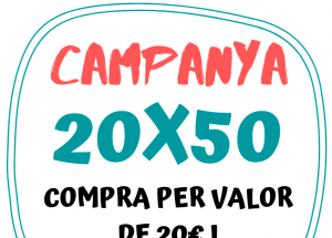LLISTAT PROVISIONAL DE COMERÇOS ADHERITS A LA CAMPANYA 20 X 50