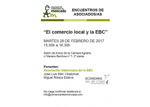 Moncada 28/02: Xarrada el Comerç Local i la EBC