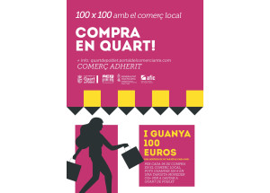 QUART DE POBLET SORTEA 100 TARJETAS DE 100 EUROS PARA COMPRAR EN EL COMERCIO LOCAL.