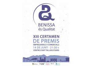 Los premios “Benissa és Qualitat” se entregarán el próximo 14 de junio