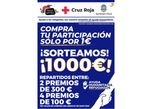 El Mercat de Sant Roc d'Alcoi presenta la campanya d’ajuda a les persones refugiades