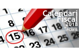 Calendario de tributación 2018 - Picanya