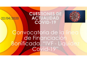 FINANCIACIÓ BONIFICADA 'IVF LIQUIDEZ COVID-19'