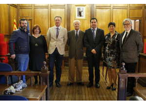 L'AVL celebra la seua junta de govern a Alcoi fruit del compromís adquirit amb l'any Joan Valls