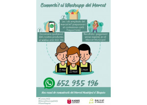 Conoces el nuevo canal de comunicación del Mercado Municipal de #Alaquàs?